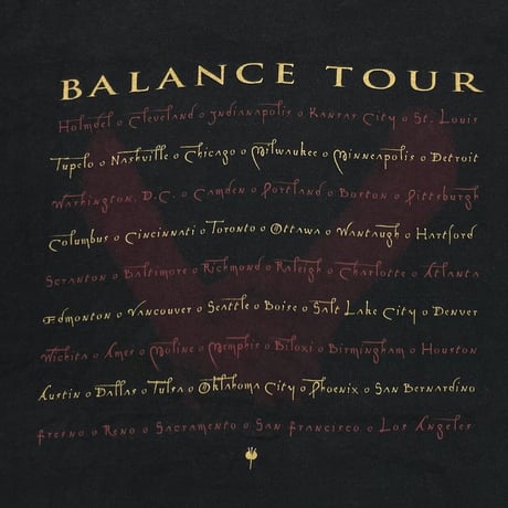 VAN HALEN BALANCE EUROPEAN TOUR 1995 FRUIT OF THE LOOM LARGE 0797