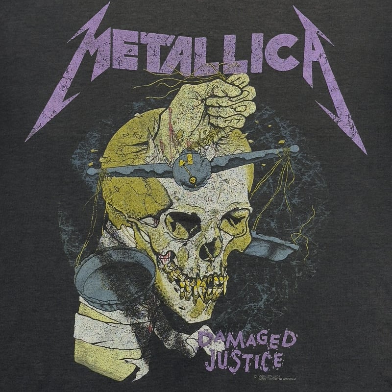 METALLICA PUSHEAD 1988 DAMAGED JUSTICE XL 2024 