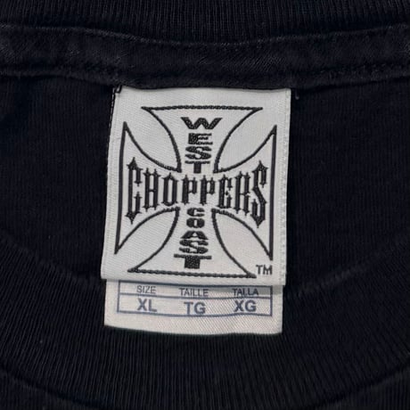 WEST COAST CHOPPERS SLEEVE IRON CROSS LS BLACK XL 8452