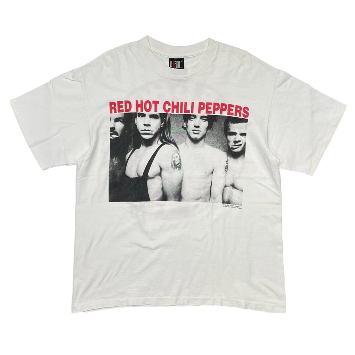 RED HOT CHILI PEPPERS RHCP 1990 PORTRAIT TEE WH