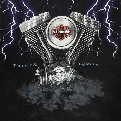 HARLEY DAVIDSON THUNDER & LIGHTNING OVP HANES XXL 9426