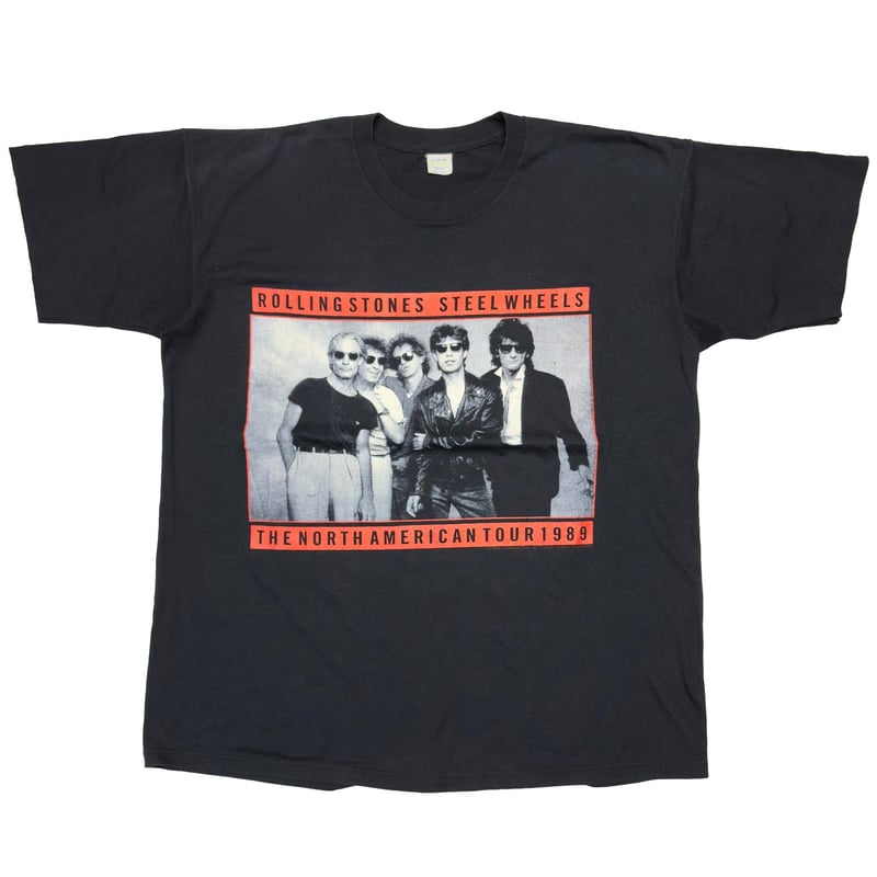 The Rolling Stones 1989 ヴィンテージ 1989 Rolling Stones Steel Wheels Florida Tour Shirt – WyCo