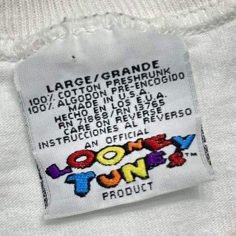 LOONEY TUNES SPACE JAM TAZMANIAN DEVIL MONSTER SLAM LOONEY TUNES TAG LARGE 7515
