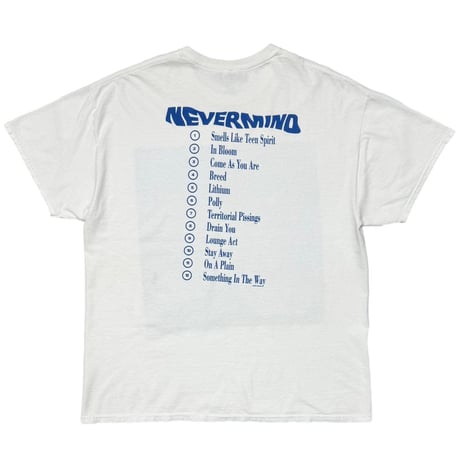 NIRVANA Y2K NEVERMIND WHITE GILDAN XL 6819