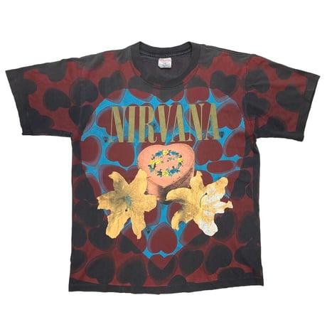 NIRVANA HEART SHAPED BOX SOF TEE LARGE 3372
