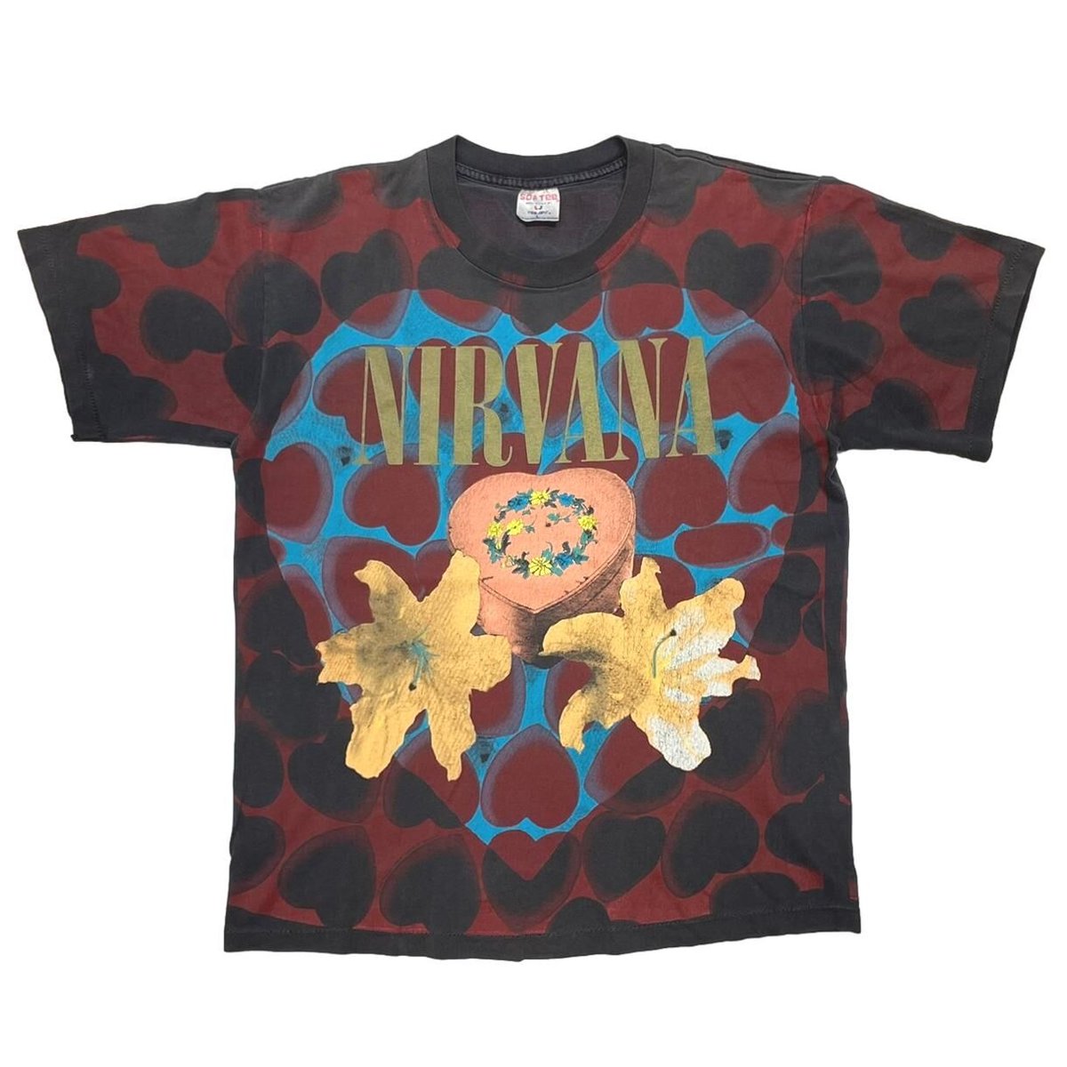 NIRVANA HEART SHAPED BOX SOF TEE LARGE 3372 | g NIRVANA HEART SHAPED BOX SOF TEE LARGE 3372 | g