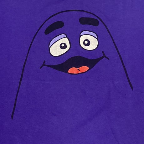 McDONALD'S GRIMACE TEE PURPLE HANES XXL 2546