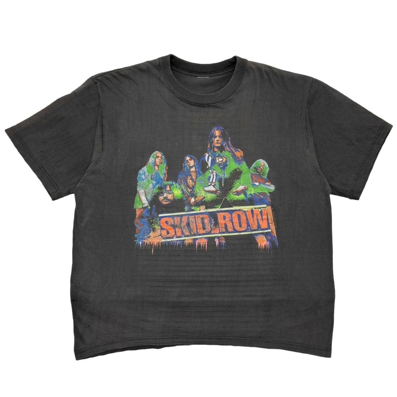 SKID ROW Sub human RACE ヴィンテージ 半袖Tシャツ SKID ROW SUB HUMAN BEGINS ON TOUR 1995 FITS XL