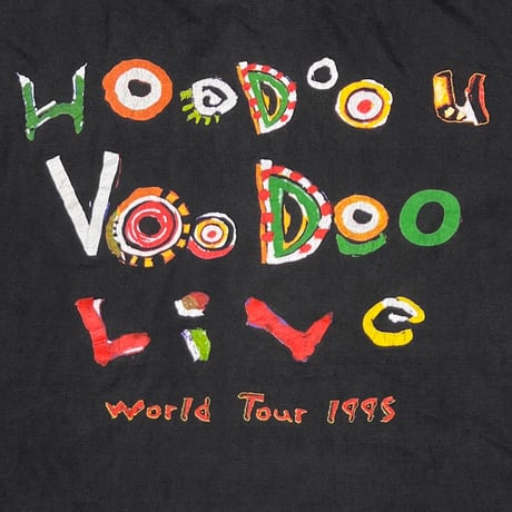ROLLING STONES 1995 VOODOO LOUNGE DOUBLE SIDE FITS LARGE 4967
