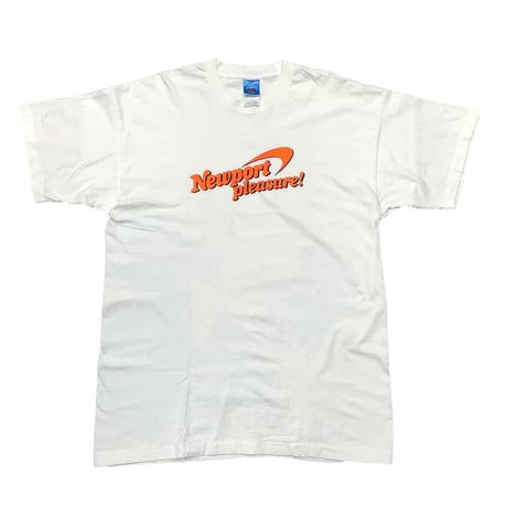 NEWPORT PLEASURE! WHITE ORANGE FRUIT OF THE LOOM XL 4648