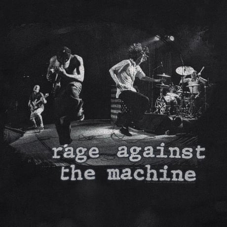 RAGE AGAINST THE MACHINE FRONT DIAL BACK MEMBER LS TEE BLACK GIANT XL 9519