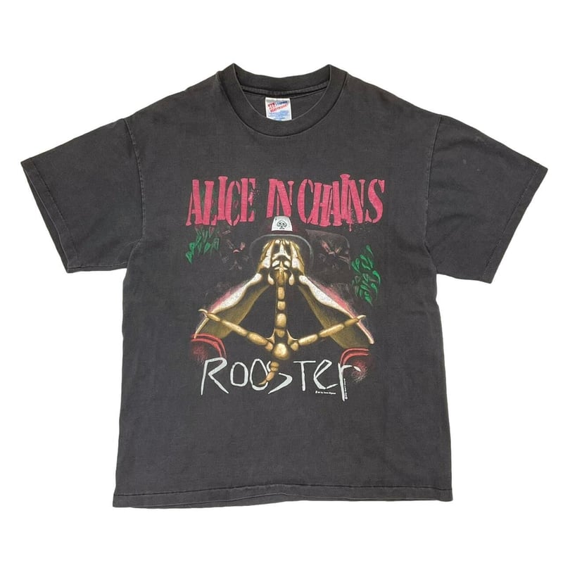 トップス ALICE IN CHAINS 1993 ROOSTER HANES L ALICE IN CHAINS 1993 ROOSTER HANES L