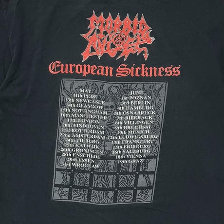 MORBID ANGEL EUROPEAN SICKNESS FITS XL 5619