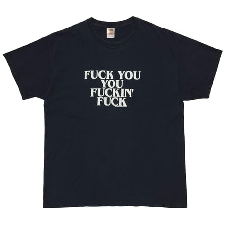 OLD&VINTAGE FUCK YOU YOU FUCKING FUCK FRUIT OF THE LOOM XL 1391
