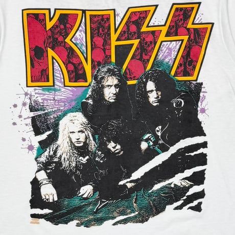 KISS REVENGE WORLD TOUR 1992 WHITE FITS LARGE 8995