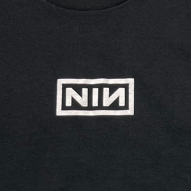 NINE INCH NAILS BOX LOGO Y2K FRUIT OF THE LOOM 