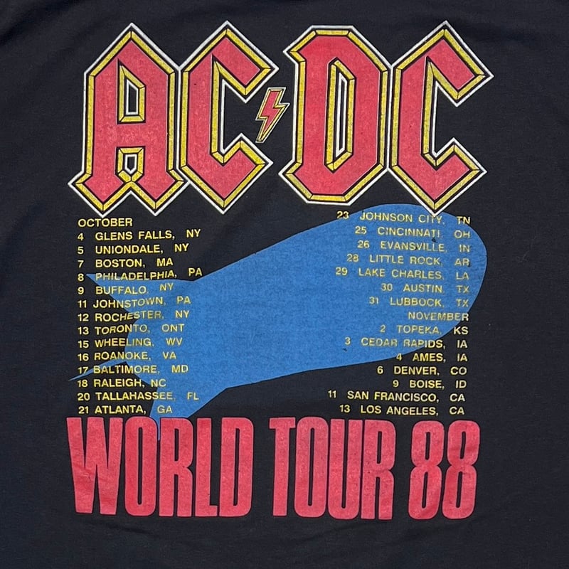 AC/DC WORLD TOUR 1988 XL 2502 | greatLAnd OSAKA