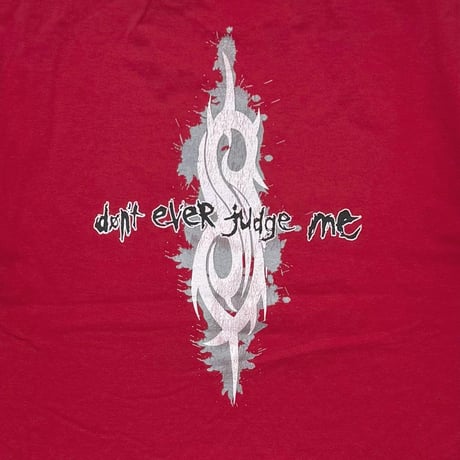 Slipknot 1999 don't ever judge me RED TULTEX XL 5137