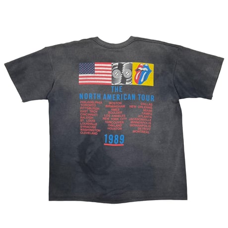 THE ROLLING STONES 1989 NORTH AMERICAN TOUR FITS XL 0760