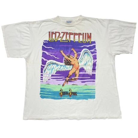 LED ZEPPELIN SWAN SONG WHITE TULTEX XL 0894