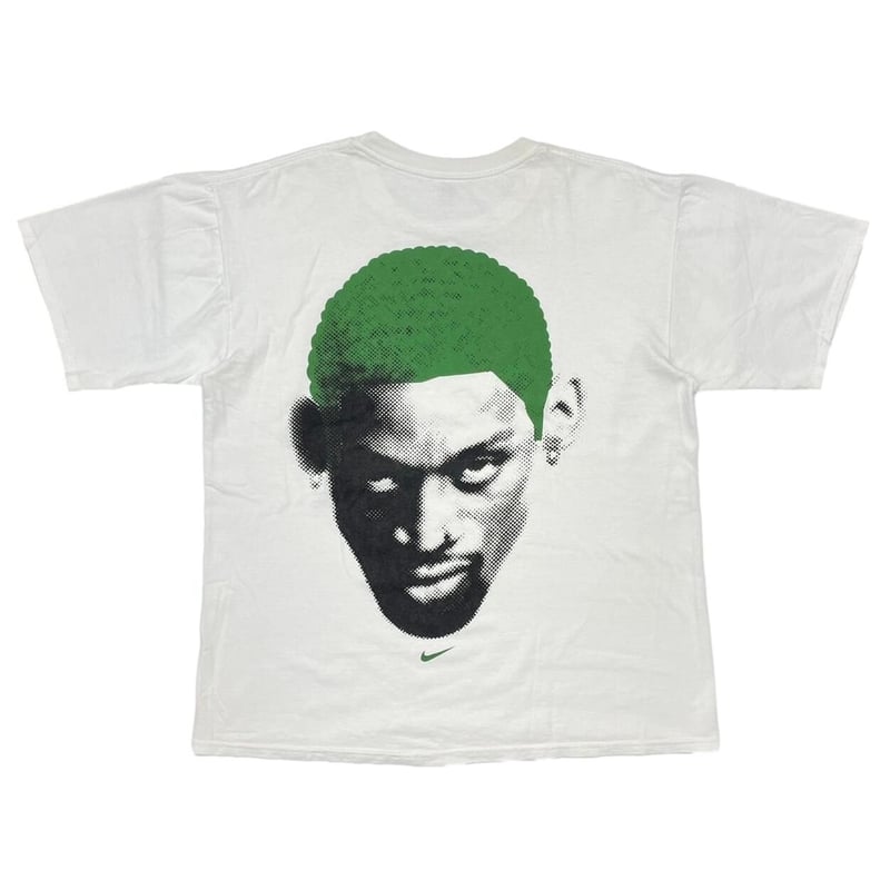 Dennis Rodman ヘッド グリーン1997 限定6000体 NIKE DENNIS RODMAN BIG HEAD TEE GREEN LARGE 697