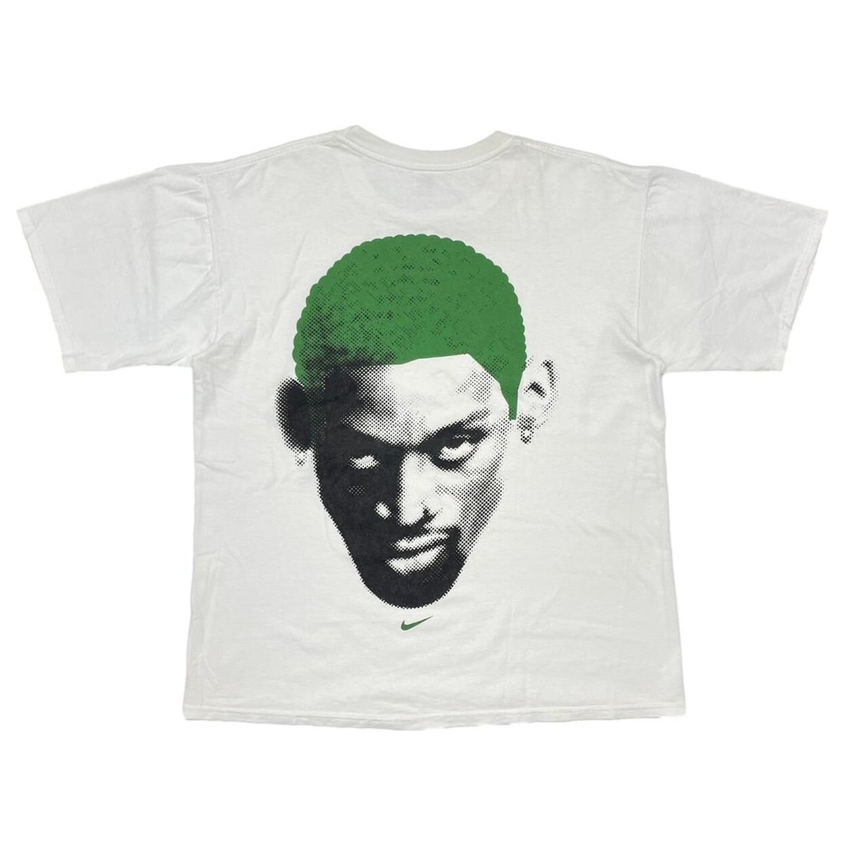 Dennis Rodman ヘッド グリーン1997 限定6000体 NIKE DENNIS RODMAN BIG HEAD TEE GREEN LARGE 697