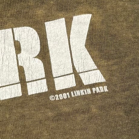 LINKIN PARK 2001 HYBRID THEORY FADED OLIVE LARGE 1312