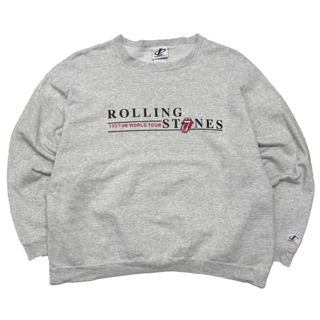 THE ROLLING STONES SPRINT PRESENTS WORLD TOUR 1997 CREWNECK SWEAT ASH GREY XXL 3166
