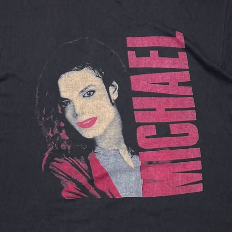 MICHAEL JACKSON PINK TEXT BOOTLEG FITS XL 9980