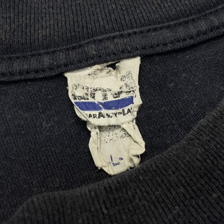 NIRVANA FROM THE MUDDY BANKS OF THE WISHKAH JACKET TEE NAVY ANVIL LARGE 3681