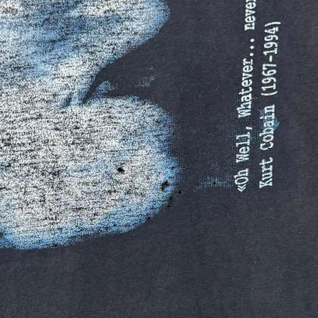 NIRVANA KURT COBAIN BOOTLEG MEMORIAL 1967-1994 BLACK XL 6840