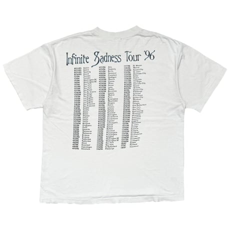 THE SMASHING PUMPKINS INFINITE SADNESS TOUR 1996 WHITE FITS XL 5390