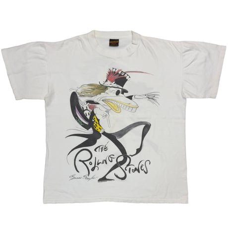 ROLLING STONES 1994 Gerald Scarfe WHITE BROCKUM LARGE 9398