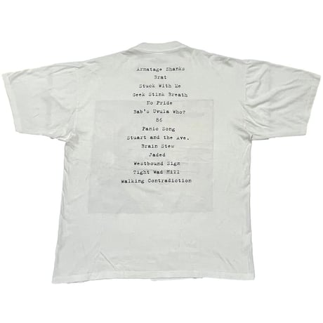 GREEN DAY INSOMNIAC WHITE LARGE 8924