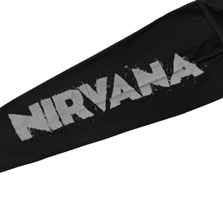NIRVANA KURT COBAIN  MEMORIAL FACE LIKE SUICIDE BOOTLEG LS  BLACK LARGE 8311