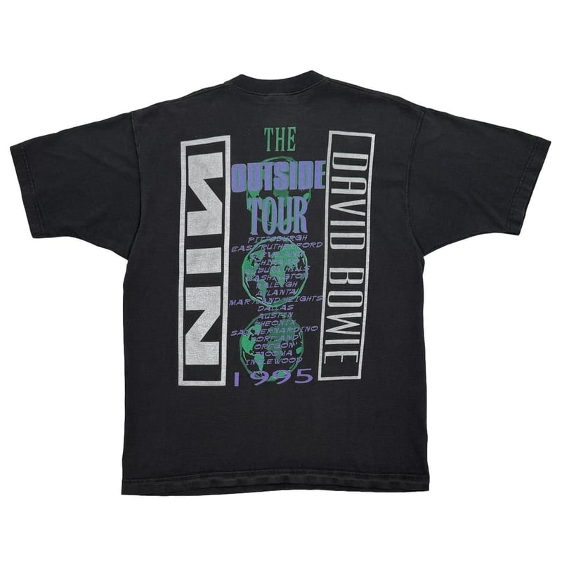 デビッド・ボウイ ナイン・インチ・ネイルズ Tシャツ 95'S NINE INCH NAILS × DAVID BOWIE US TOUR T-SHIRTS（1995年製