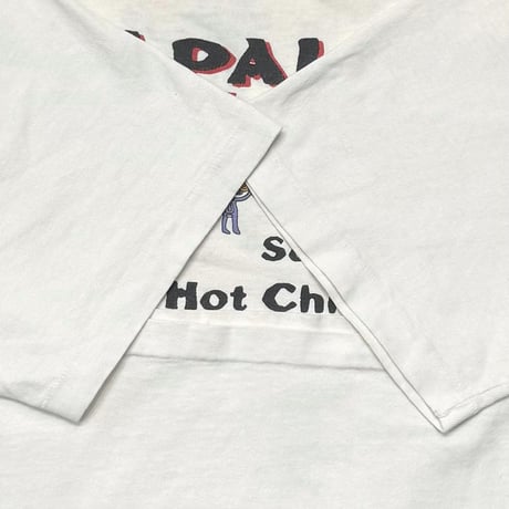 LOLLAPALOOZA FESTIVAL 92' RED HOT CHILI PEPPERS SOUNDGARDEN MINISTRY WHITE LARGE 4527