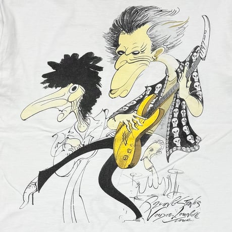 THE ROLLING STONES GERALD SCARFE WHITE BROCKUM LARGE 6855