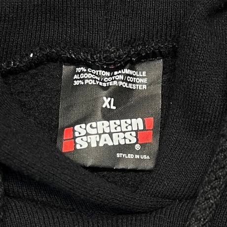 RAGE AGAINST THE MACHINE FRONT LOGO EMBROIDERY HOODIE SCREEN STARS XL 0927