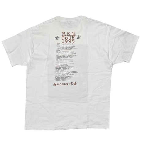 R.E.M. MONSTER 1995 TOUR WHITE NICE MAN XL 8499