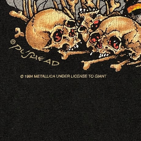 METALLICA 1994 UNFORGIVEN PUSHEAD FITS XL 8130