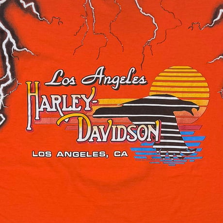 HARLEY DAVIDSON THUNDER & LIGHTNING OVP LOS ANGELS ORANGE XXL 2883