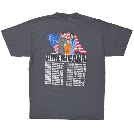 THE OFFSPRING AMERICANA TOUR 1998 CHARCOAL FITS LARGE 4399