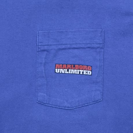 Marlboro UNLIMITED COYOTE POCKET TEE BLUE FITS XL 1163