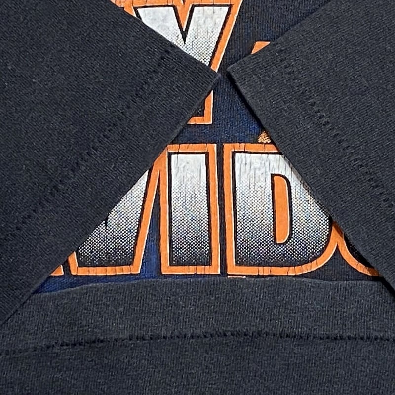 HARLEY DAVIDSON 1995 OVP EAGLE TEE BLUE ORANGE