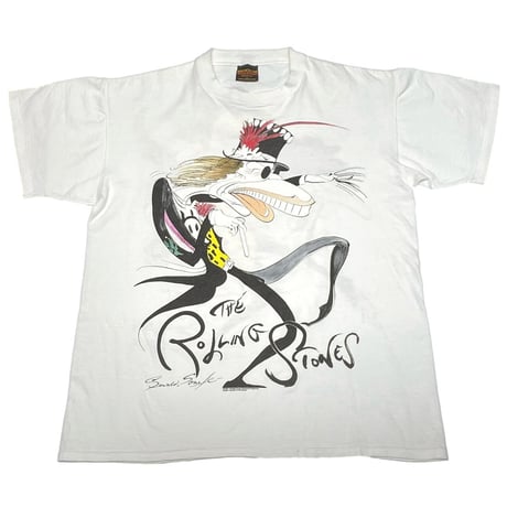 THE ROLLING STONES 1994 VOODOO LOUNGE TOUR TEE WHITE BROCKUM LARGE 5207