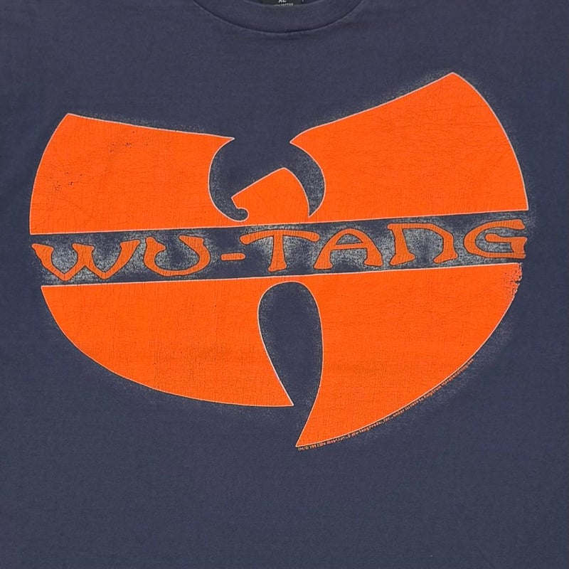 WU-TANG CLAN 1997 ORANGE EMBLEM LOGO NAVY POLYG