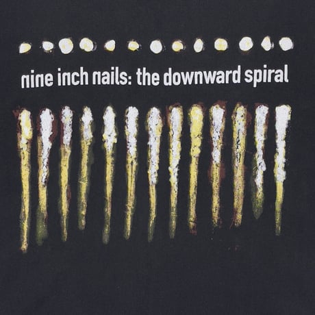 NINE INCH NAILS THE DOWNWARD SPIRAL MISSING TAG BUT ALL SPORT FITS LARGE 0860
