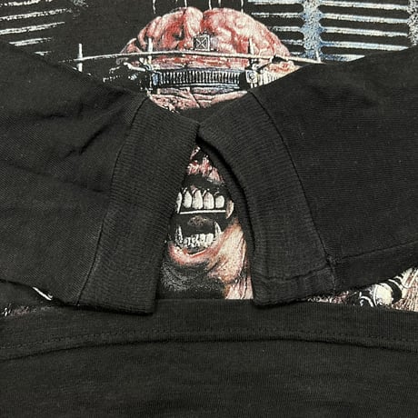 IRON MAIDEN BOOTLEG OVP LS TEE BLACK LARGE 5815