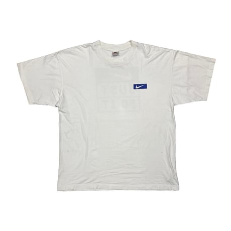 NIKE OLD 90's JUST DO IT BOX LOGO TEE WHITE XL 10KH8241